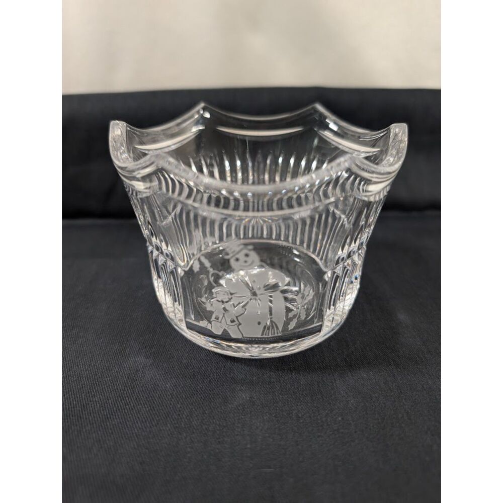 Waterford Crystal St. Nicholas Votive Candleholder 2006 Limited Edition